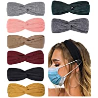 Los mejores  - DRESHOW 8 Piezas Diadema para Mujer Diadema Boho Criss Cross Cabeza Anchas Cabello Turbante Banda Accesorio Pelo para…